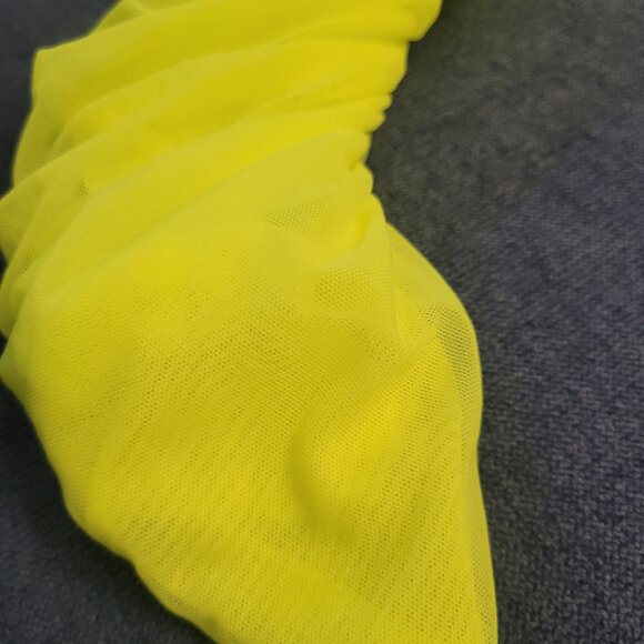 Babaton Neon Green Off-Shoulder Mini Dress - Picture 7 of 10